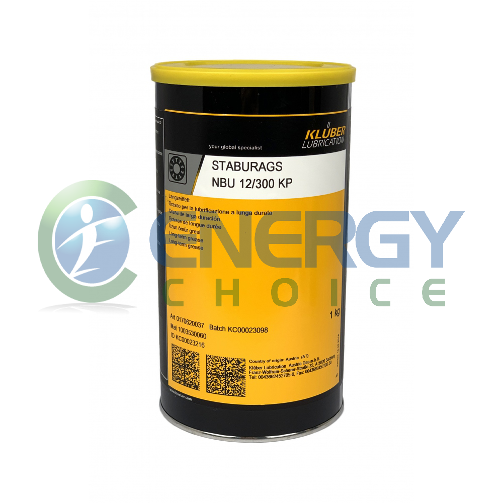 Kluber STABURAGS NBU 12/300 KP Long-term grease for rolling 1kg, Kluber Lubrication, 0170620037